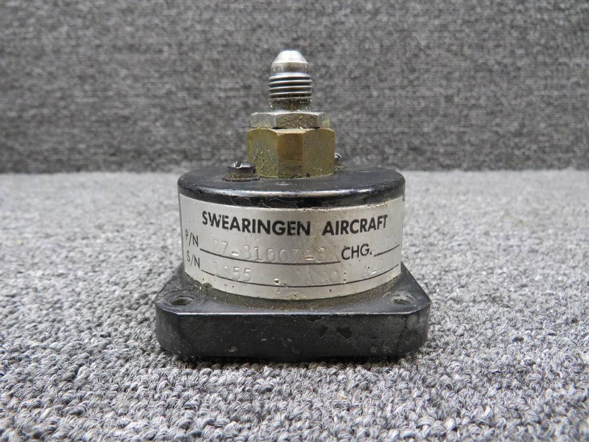 Swearingen 27-81007-3 Swearingen Hydraulic Pressure Indicator (Worn Mount)
