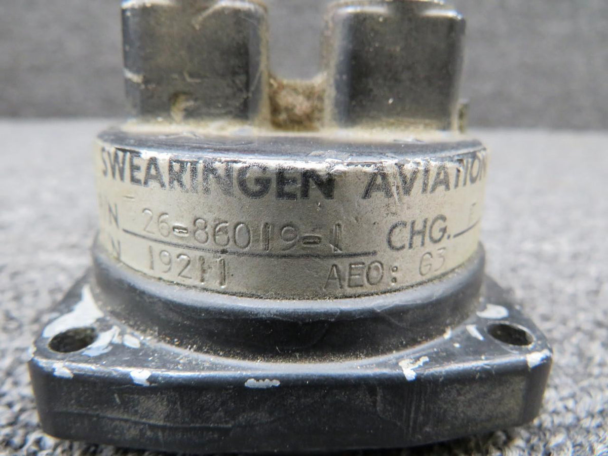 Swearingen 26-86019-1 Swearingen Vacuum Suction Indicator (Short Housing)