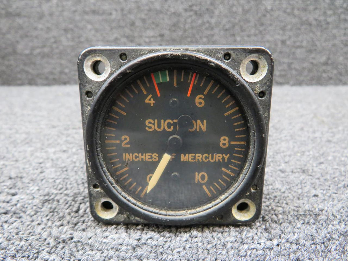 Swearingen 26-86019-1 Swearingen Vacuum Suction Indicator (Worn, Faded Face)