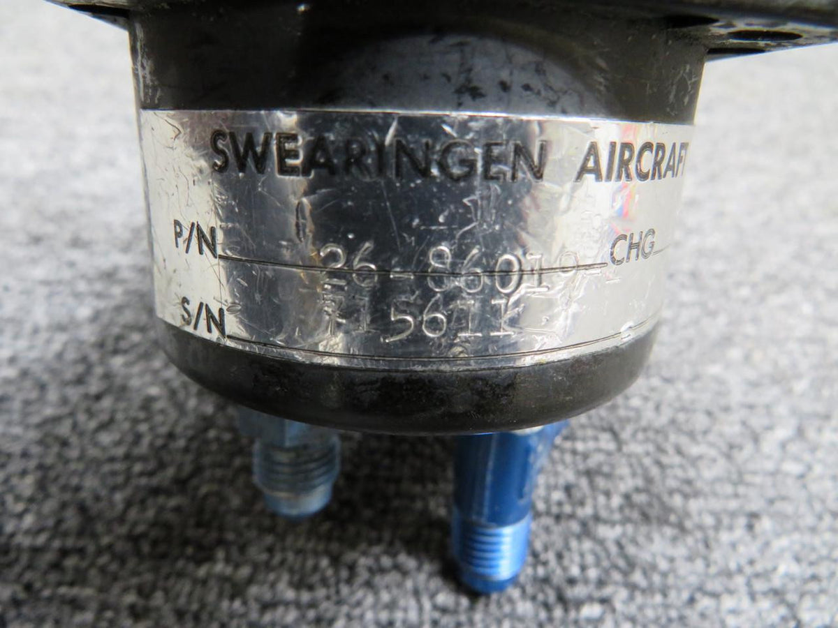 Swearingen 26-86019-1 Swearingen Vacuum Suction Indicator (Worn, Faded Face)