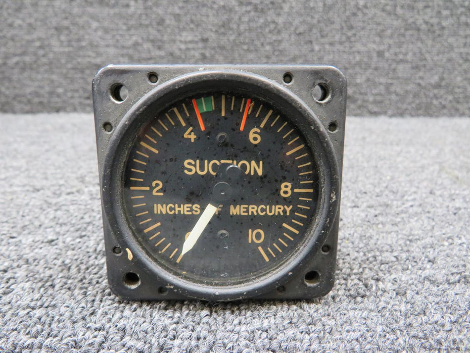 Swearingen AW-17-8-21-0 (Alt: 26-86019-1) US Gauge Suction Indicator (Chipped Mount)