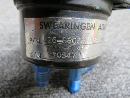 Swearingen AW-17-8-21-0 (Alt: 26-86019-1) US Gauge Suction Indicator (Chipped Mount)