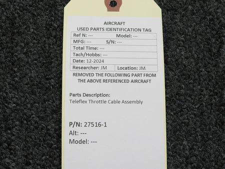 Teleflex 27516-1 Teleflex Throttle Cable Assembly