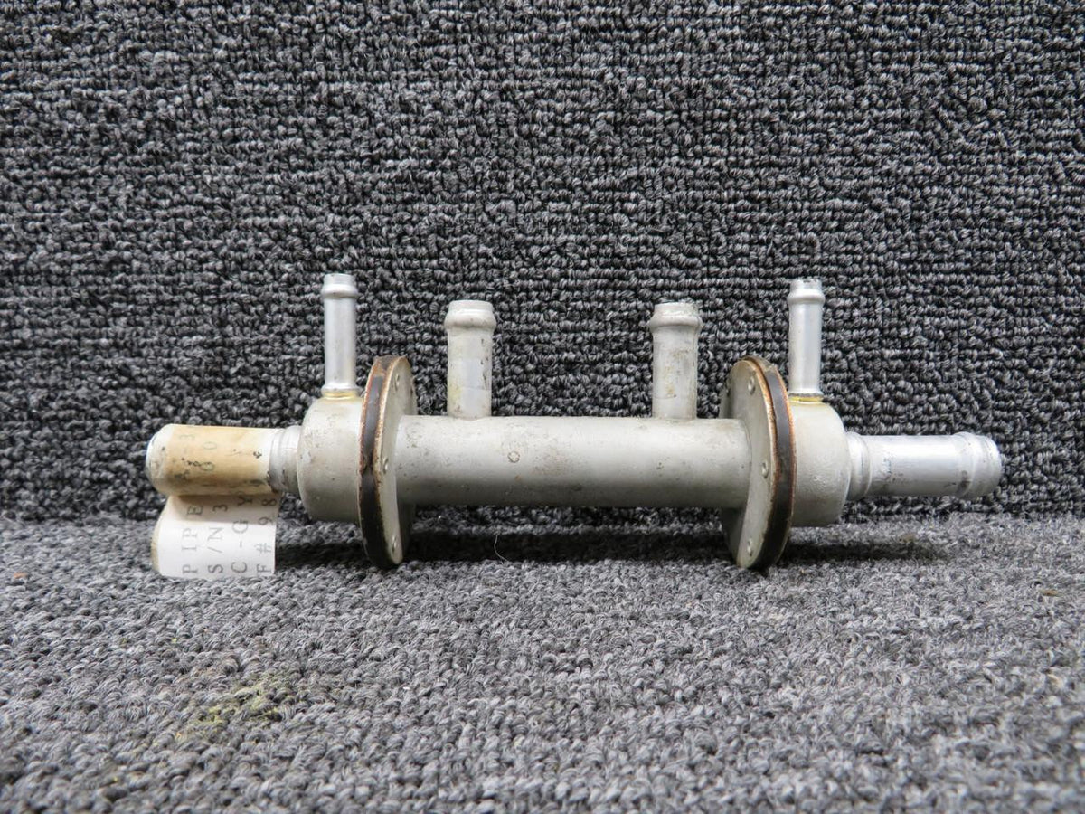 Piper Aircraft Parts 492-079 Piper PA30 Airborne Vacuum Check Valve and Manifold Assembly