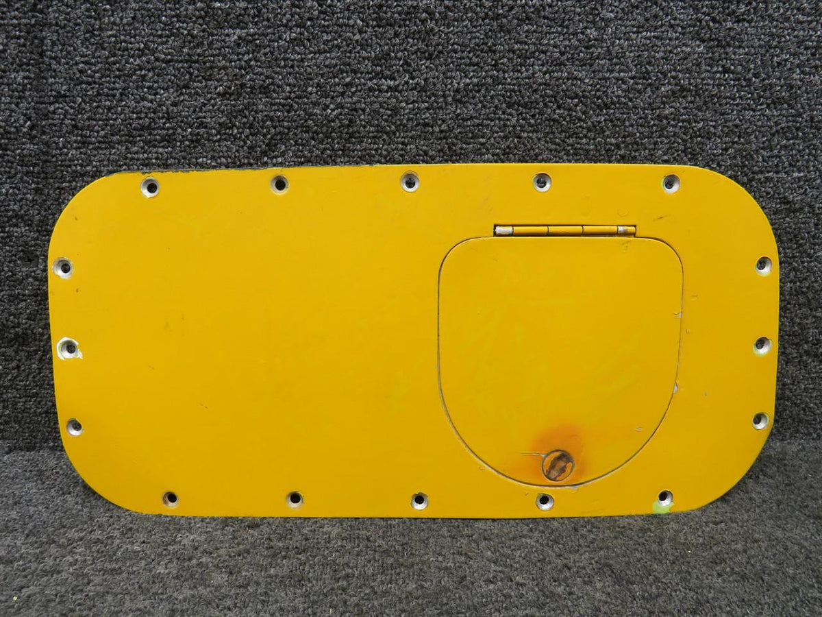 Beechcraft Parts 35-115028-21 Beechcraft A35 Wing Fuel Door Assembly RH (Worn Holes)