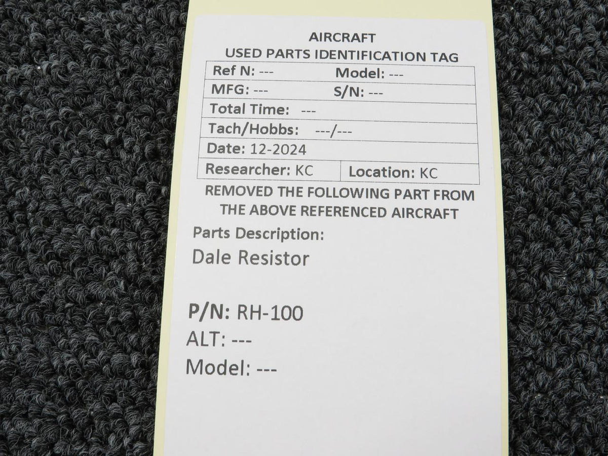 Dale RH-100 Dale Resistor (Watt: 100)