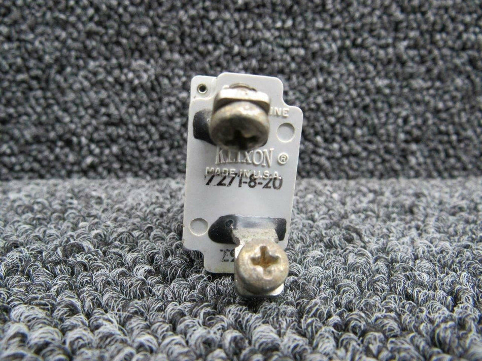 7271-8-20 Klixon Push Breaker Switch (20 Amps)