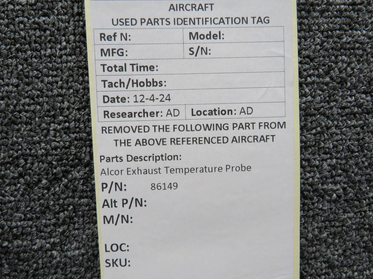 Alcor 86149 Alcor Exhaust Temperature Probe