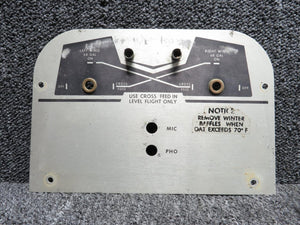 002-920023-17 Beech B55 Fuel Selector Plate