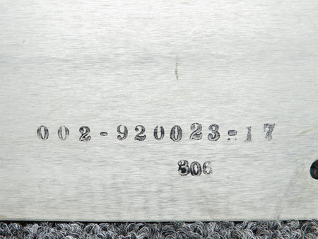 Beechcraft Parts 002-920023-17 Beech B55 Fuel Selector Plate