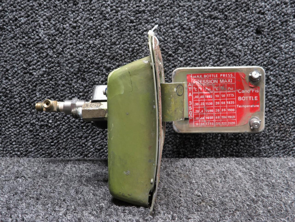 Dassault Falcon FA-10 Oxygen Recharge Gauge Box Assembly