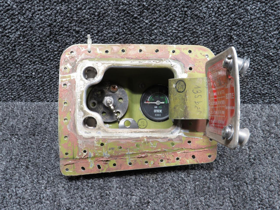 Dassault Falcon FA-10 Oxygen Recharge Gauge Box Assembly