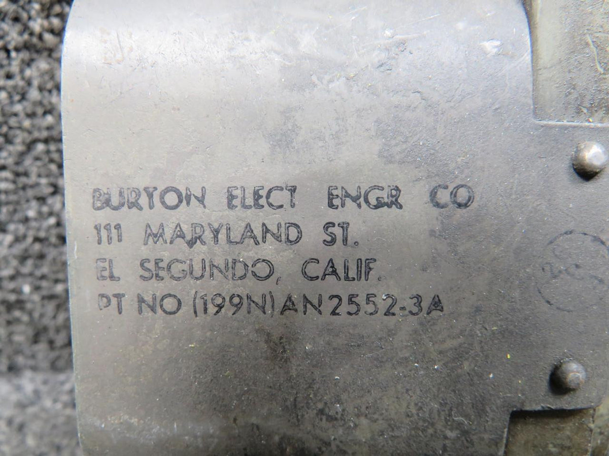 Burton AN2552-3A (Alt: 199N) Burton External Power Receptacle