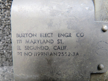 Burton AN2552-3A (Alt: 199N) Burton External Power Receptacle