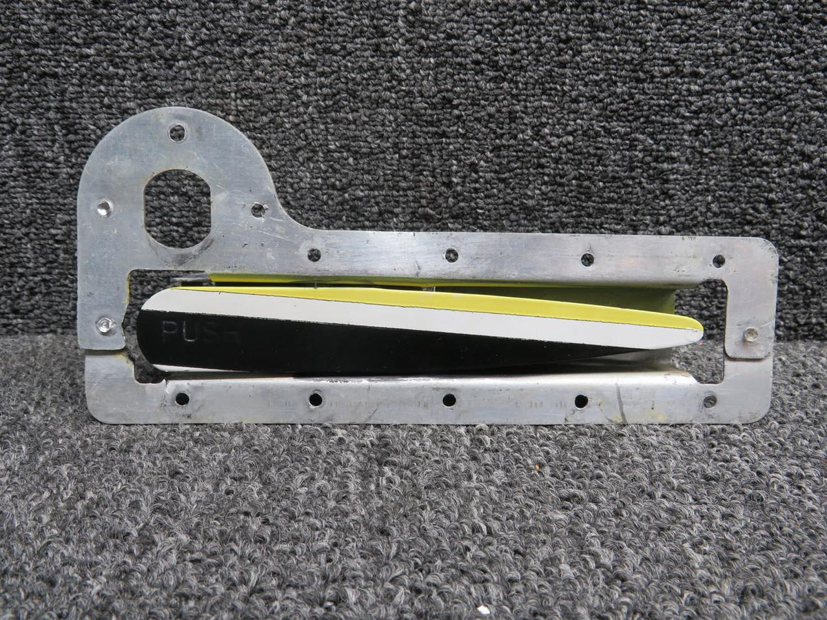 Cessna Aircraft Parts 0311434, 0311435 Cessna 195B Cabin Door Handle with Bracket (Worn)