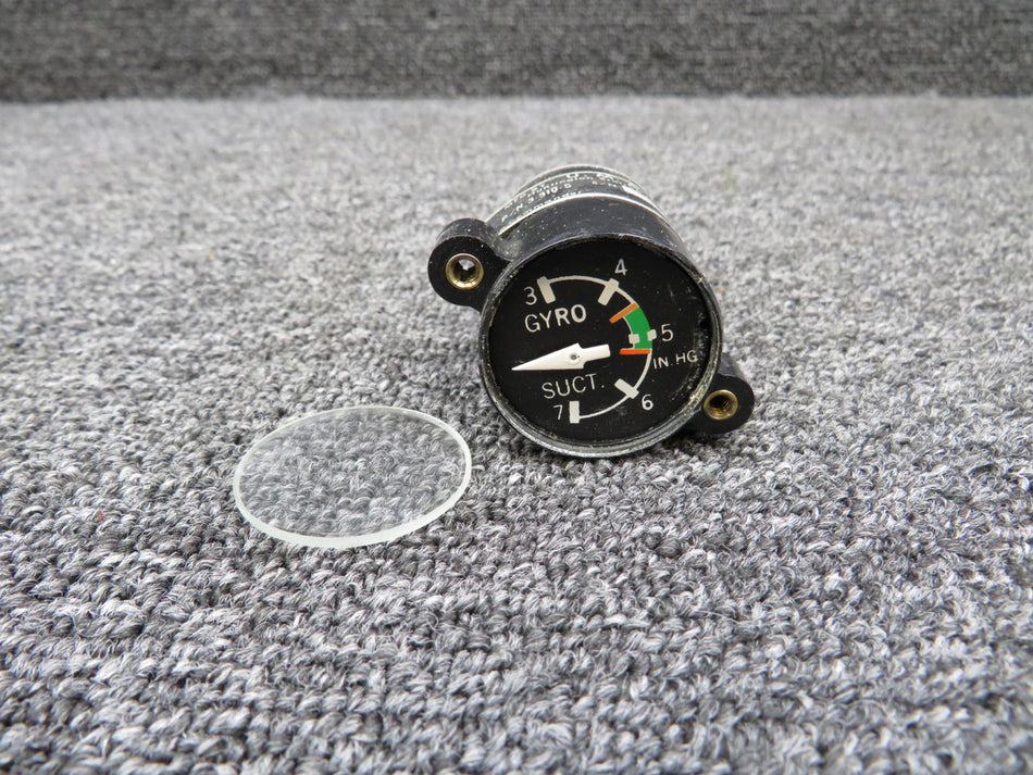 3-310-5 UMA Gyro Suction Indicator (Chipped Face, Loose Screen)