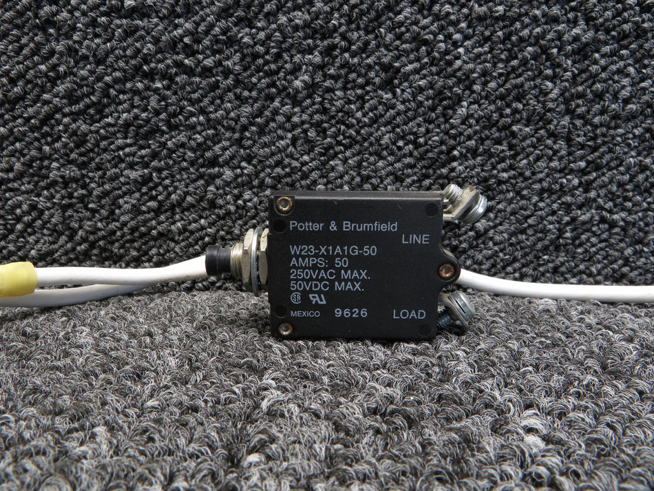 W23-X1A1G-50 Potter and Brumfield Circuit Breaker (Amps: 50)
