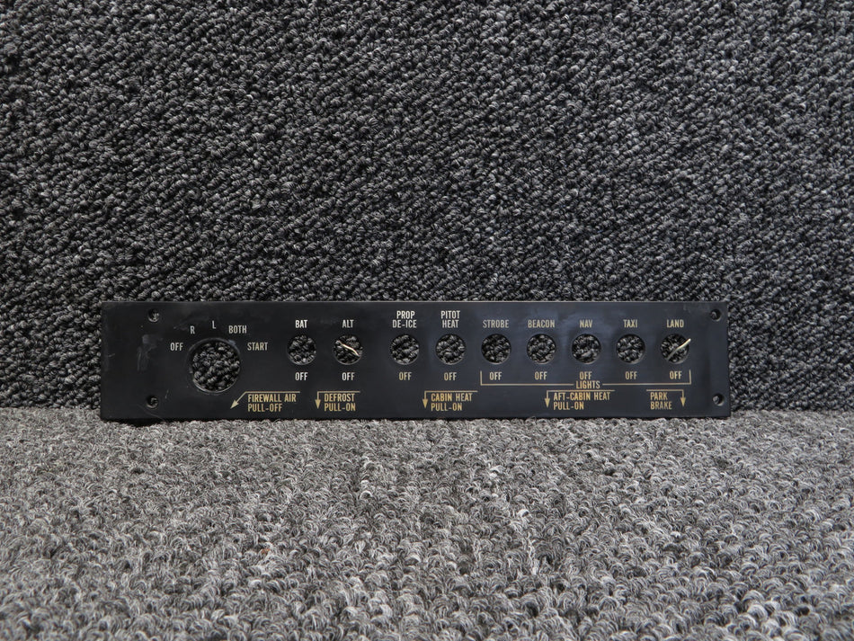 35-380126-3 Astronics Beech A36 Switch Panel (Crack)