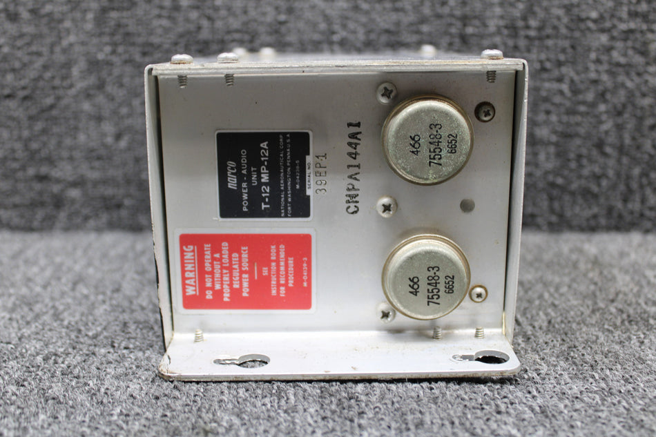 T-12-MP-12A Narco Power Audio Unit (14V) (No Connector)