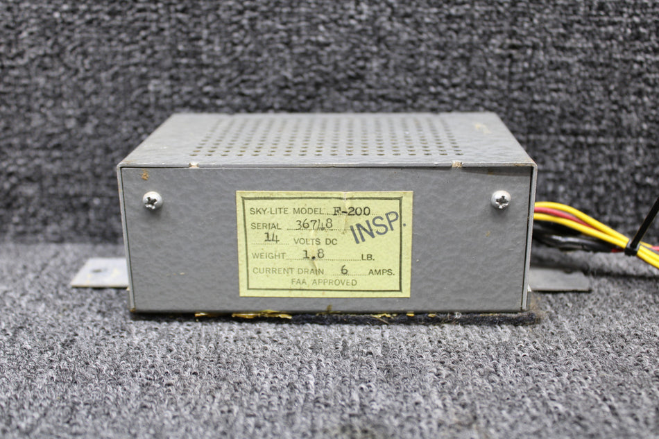 F-200 Sky-Lite Strobe Beacon Power Supply (Volts: 14)