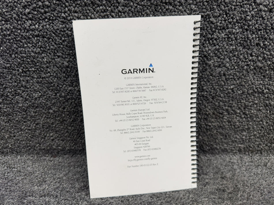 190-01122-03 Rev. E Garmin GDL-84,88 ADS-B Transceiver Pilot’s Guide