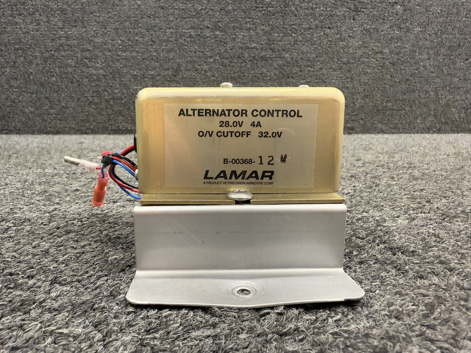 B-00368-12M Lamar Alternator Control Assembly with Mount (Volts: 28)