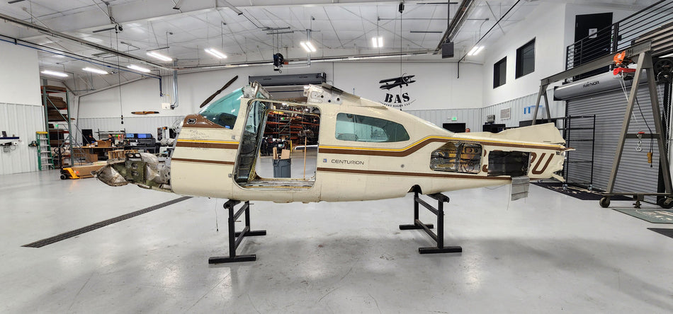 Cessna T210R Fuselage w Bill of Sale, Airworthiness, Data Tag, and Logs