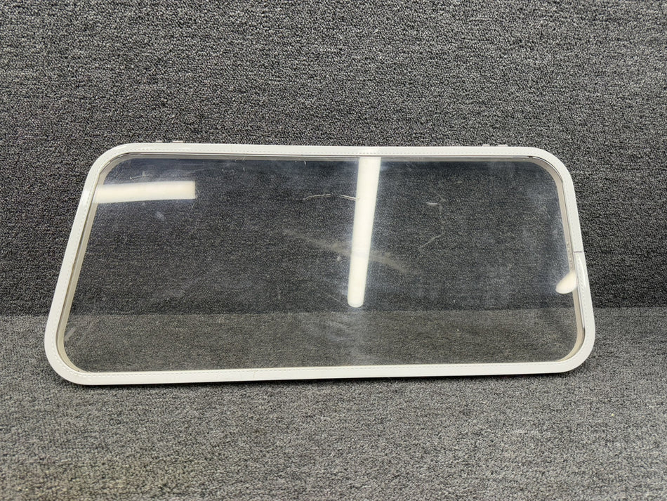 0711050-35 Cessna T210M Cabin Door Window Assembly LH with Half Hinge (Tinted)