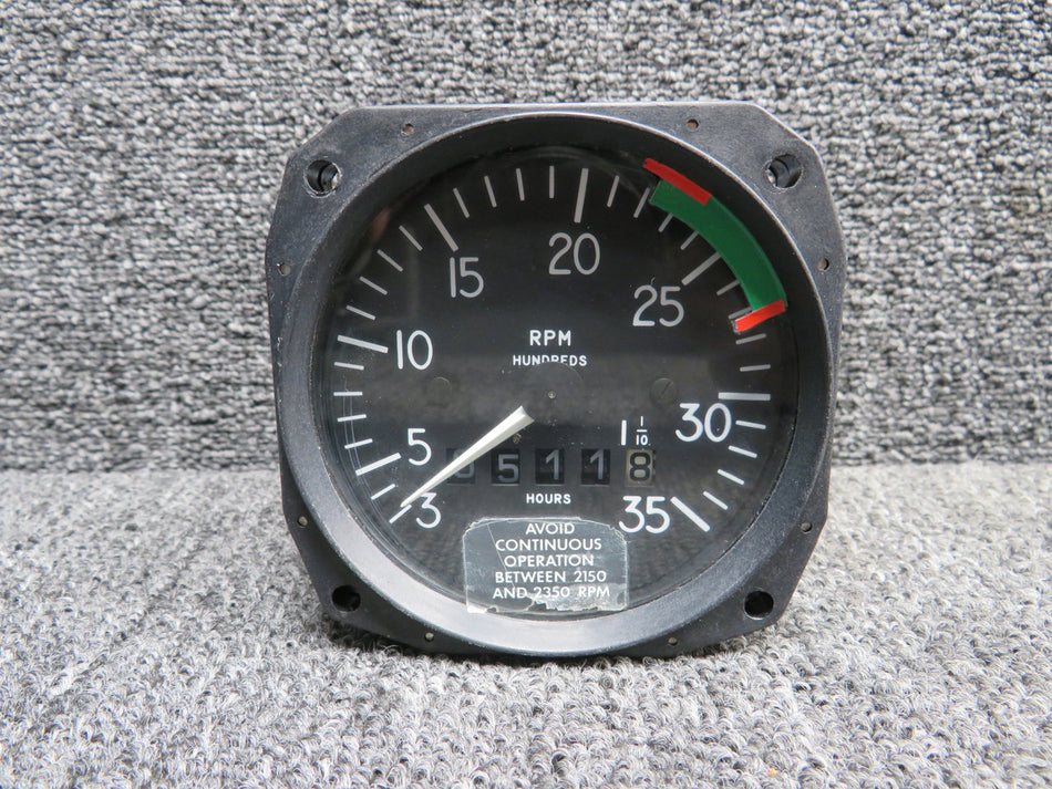 D1-112-5023 Mitchell 98480-23 Mechanical Recording Tachometer (Hours: 511.8)