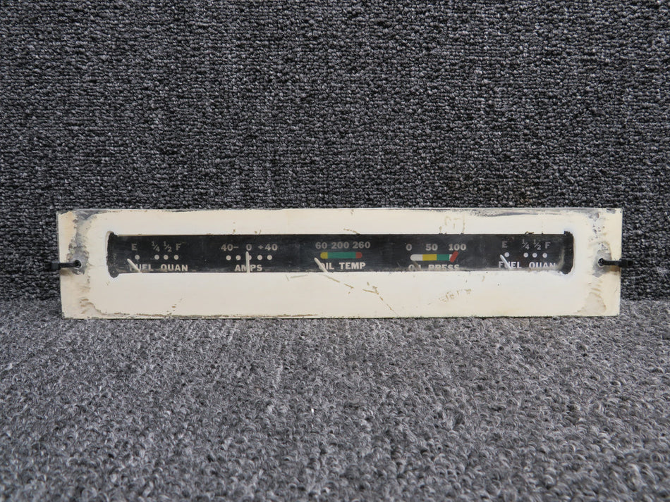 169-380036-3 Beechcraft B23 Engine Gauge Cluster Assembly (Wear)
