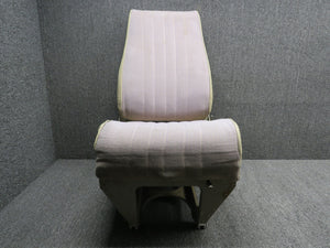 169-534024-602 Beechcraft B23 Co-Pilot Seat Assembly (Rails: 9”) (Worn, Rip)