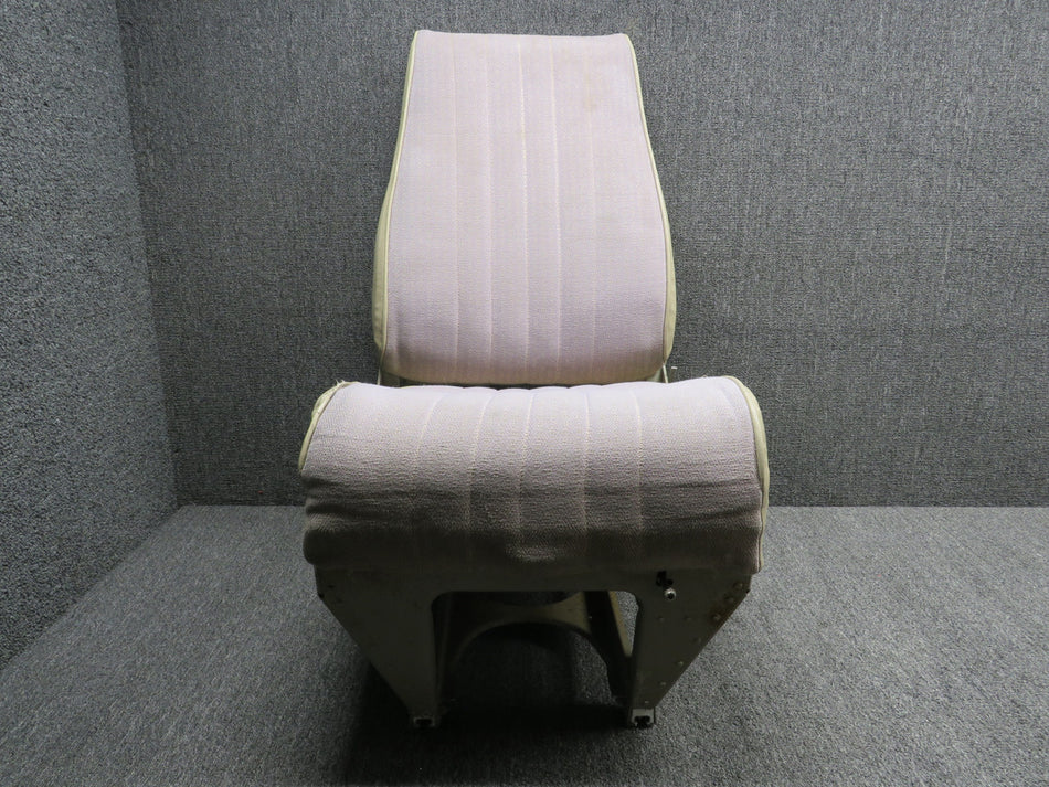 169-534024-602 Beechcraft B23 Co-Pilot Seat Assembly (Rails: 9”) (Worn, Rip)