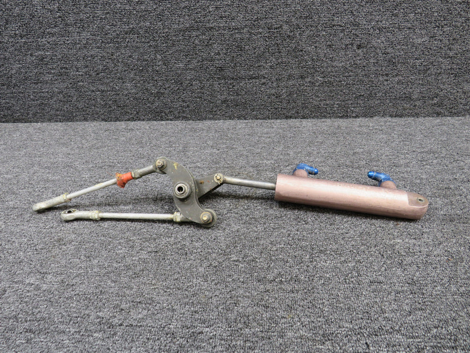 1281029-1 (Cast: 1281015-2F) Cessna Main Gear Door Actuator w Bellcrank and Rods