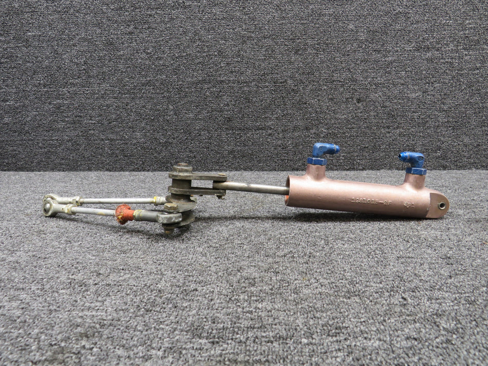 1281029-1 (Cast: 1281015-2F) Cessna Main Gear Door Actuator w Bellcrank and Rods