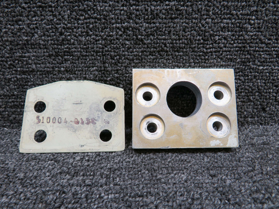 2257-8, 510004-013C Mooney M20 Main Gear Bracket Attachment and Shim (Worn)