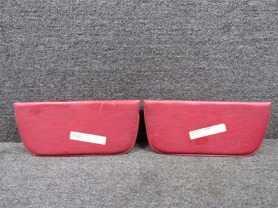 0700122-13, 0700122-12 Cessna 182P Sun Visor Set LH & RH (Minus Bracket) (Worn)