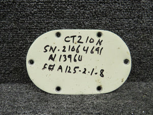 1221096-3 Cessna T210N Inspection Panel (6 Hole Oval) (Worn Holes)