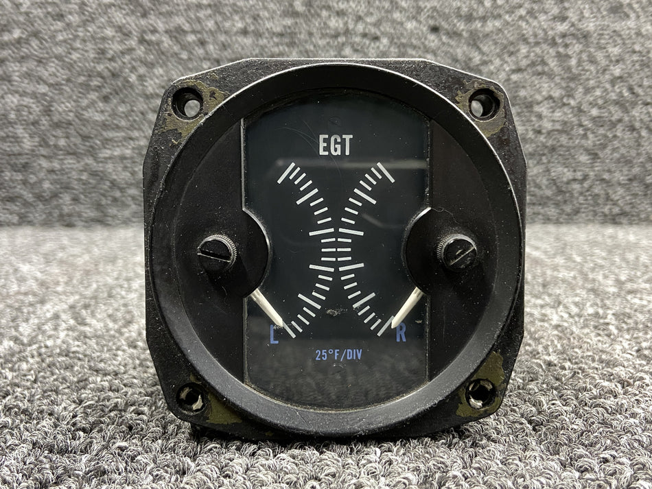 204-21A (Alt: C668532-0101) Alcor Aviation Dual Exhaust Gas Temperature Gauge