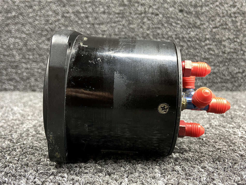 6060-2104 (Alt: C662020-0104) United Instruments Dual Fuel Flow Indicator