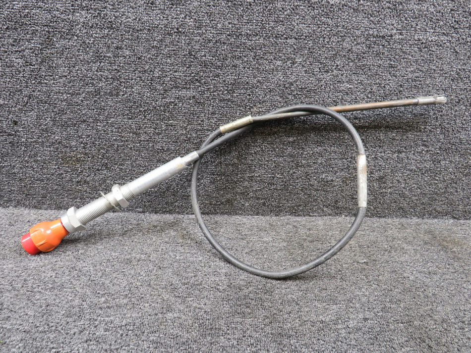 S1220-3 (Use: S1220-3A) Cessna 210D Mixture Control Cable Assembly (L: 37.25 In)