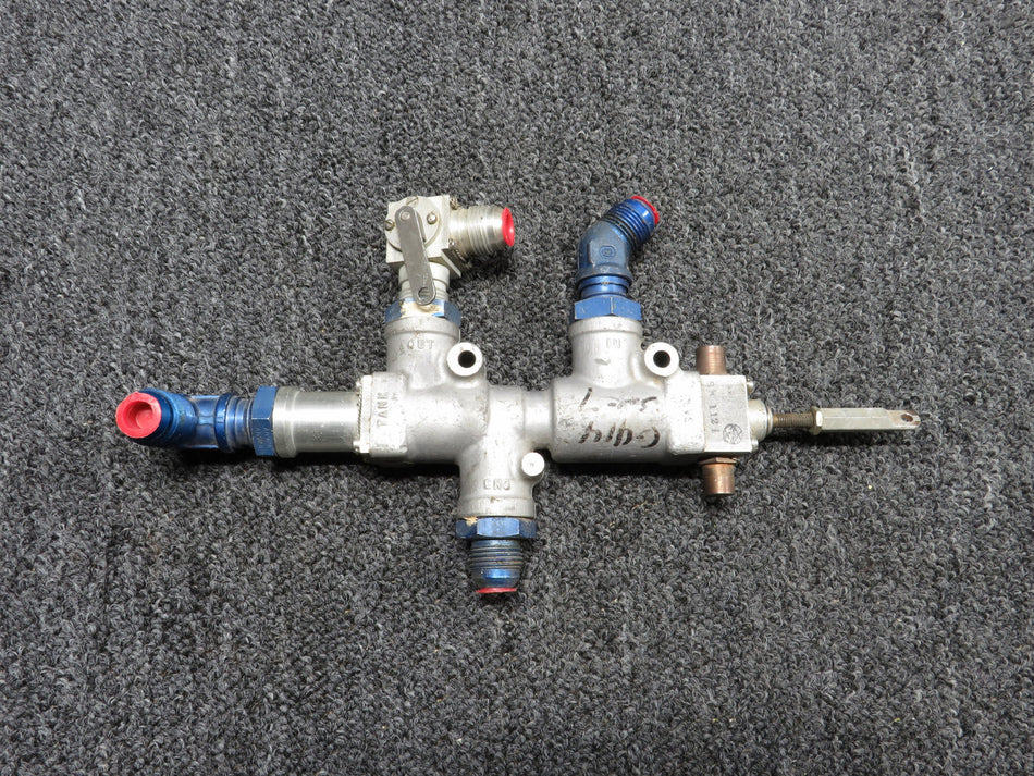 9910201-1 (Alt: 9910201-1SP) AVI Fuel Selector with RH Shutoff