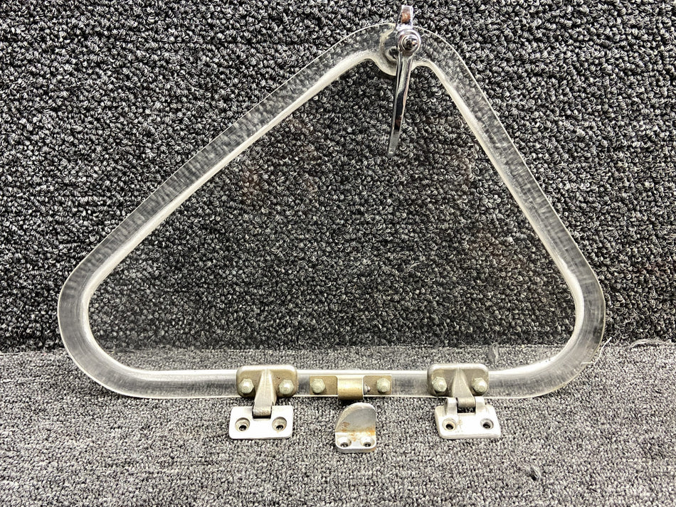 5111603-3, 0811724-19 Cessna 421B Storm Window Assy LH w Hinges & Latch