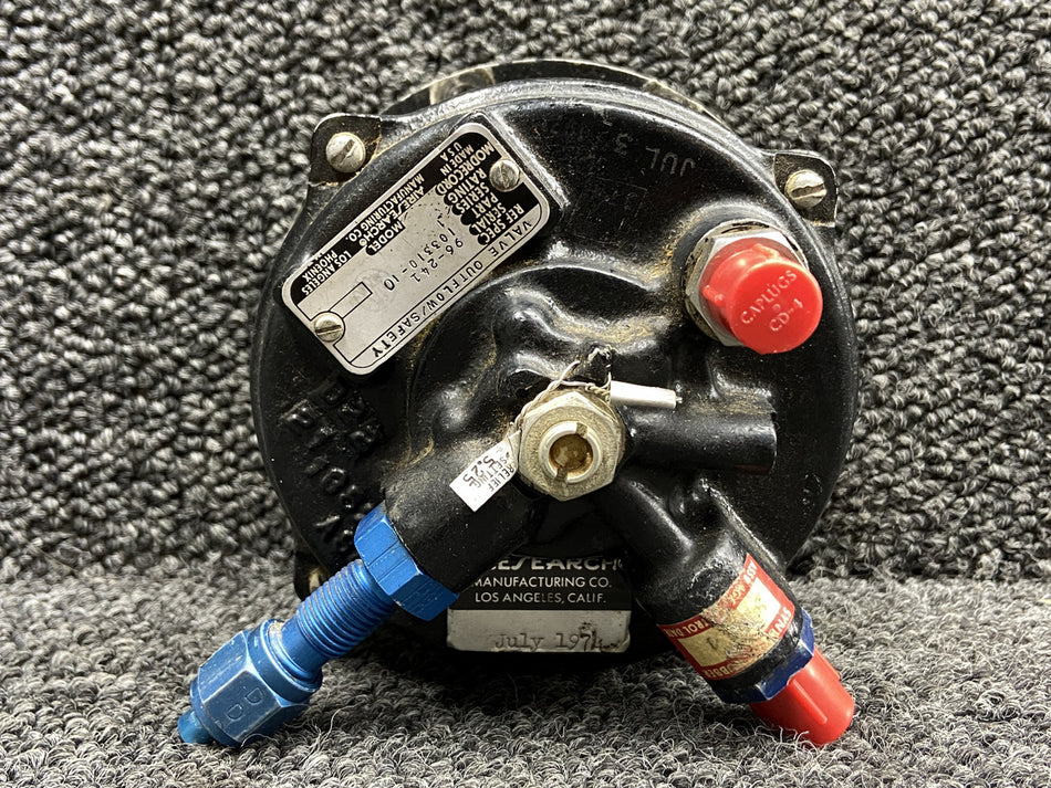 103310-10 (Alt: 103310-13) Airesearch Cabin Outflow Safety Valve Assembly