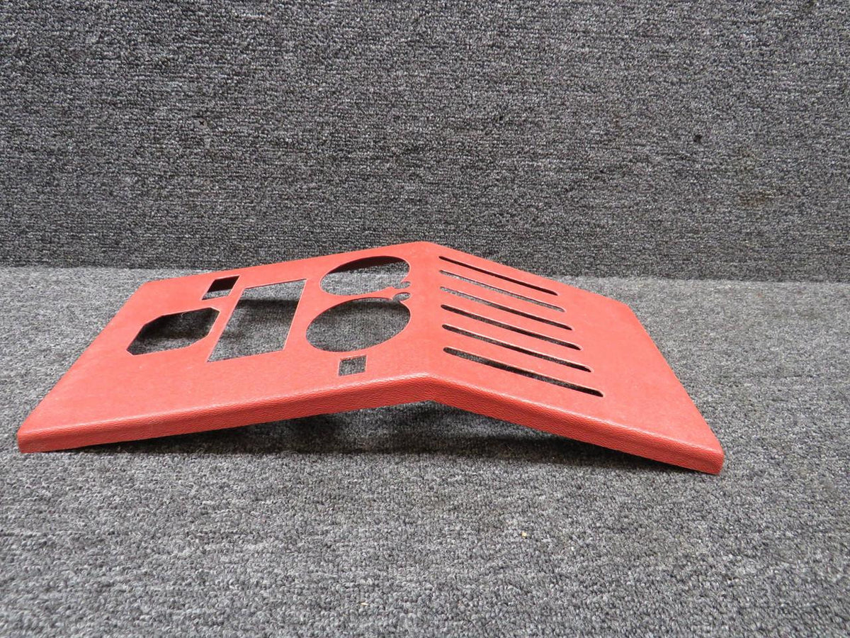 Piper Aircraft Parts 700122-541A Piper Aerostar Console Cover (Red) (Drill Holes)