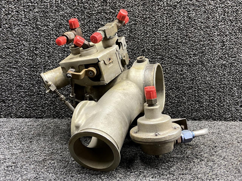 Continental Motors  633573-9, 633349 Continental GTSIO-520-H Throttle Body w Manifold & Regulator