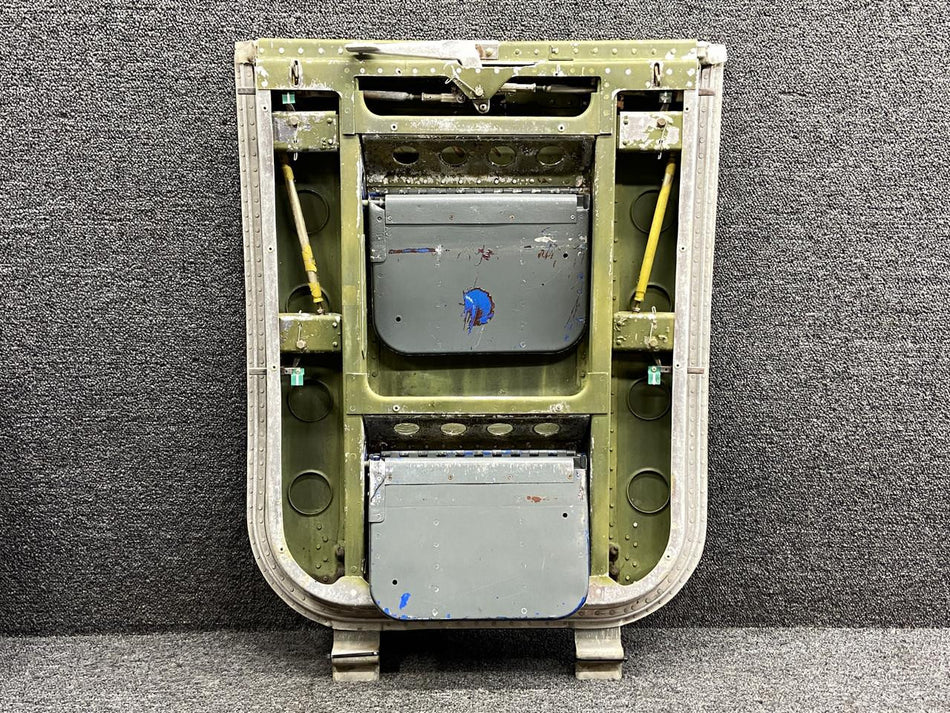 Cessna Aircraft Parts 5111505-56, 5111509-1 Cessna 421B Lower Cabin Door Structure w Steps & Latch