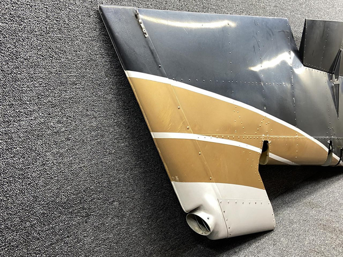 Cessna Aircraft Parts 5133000-200, 5133015-1 Cessna 421B Rudder Assembly w Trim Tab & Cap