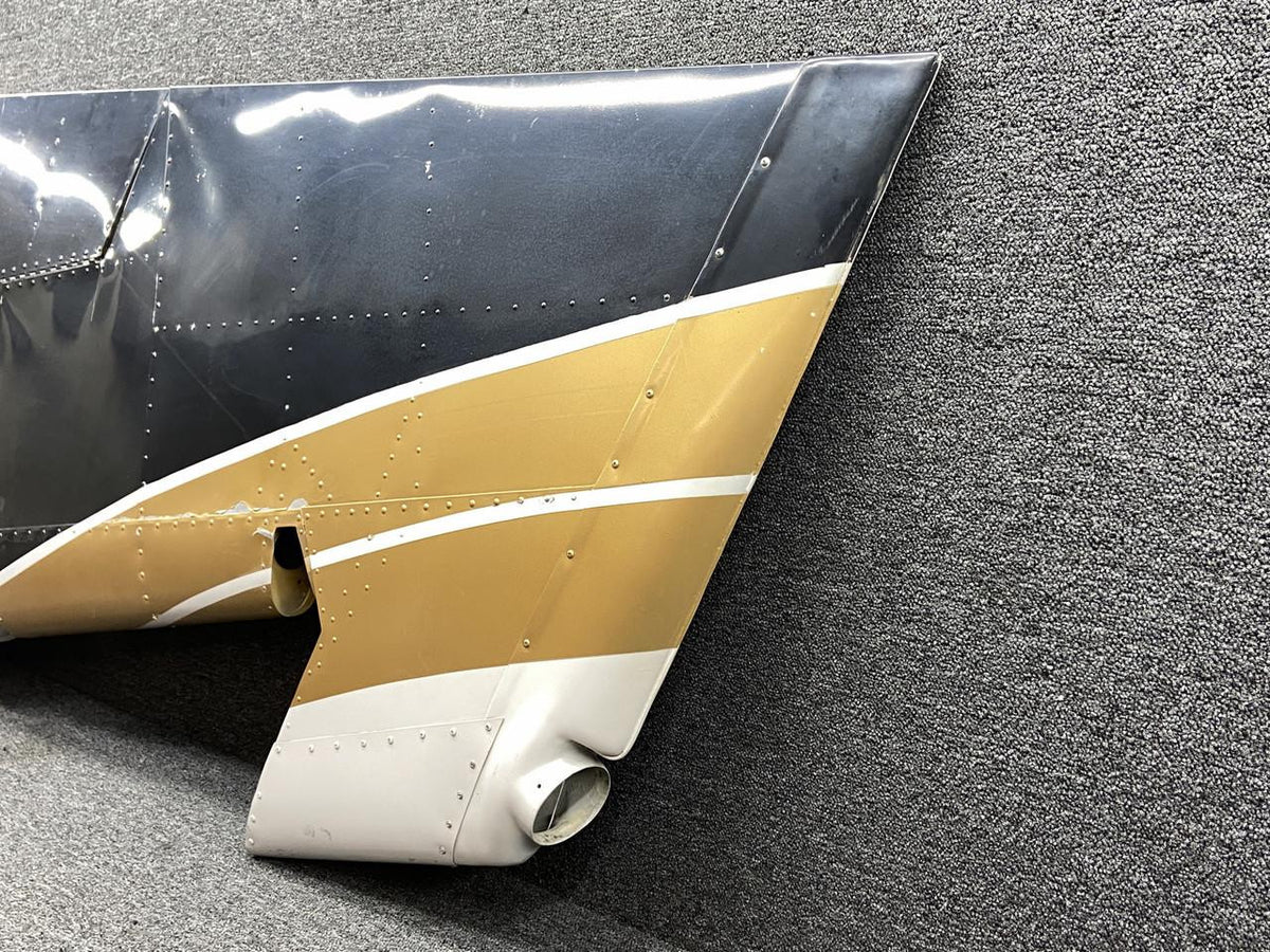 Cessna Aircraft Parts 5133000-200, 5133015-1 Cessna 421B Rudder Assembly w Trim Tab & Cap