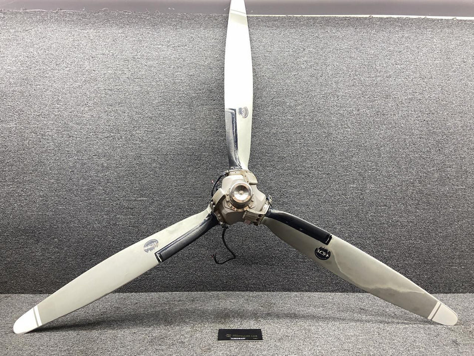 McCauley 3AF37C516 McCauley Three Blade Propeller Assembly LH w Logs