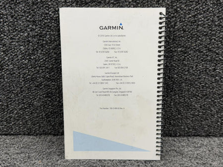 Garmin 190-01499-00 Rev A Garmin GTX 335-345 ADS-B Transponder Pilot's Guide 2016